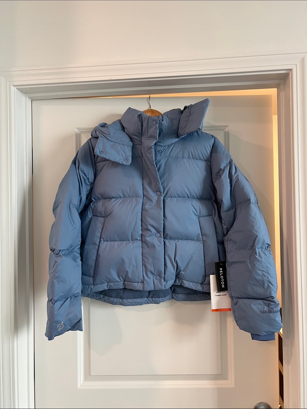 lululemon X Peloton Wunder Puff Cropped Down Jacket